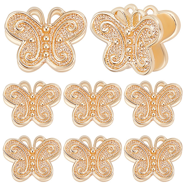 PandaHall Beebeecraft 20Pcs Brass Beads, Nickel Free, Butterfly, Real 18K Gold Plated, 11x13.5x5mm, Hole: 1.5mm Brass Butterfly
PandaHall Beebeecraft 20Pcs Brass Beads, Nickel Free, Butterfly, Real 18K Gold Plated, 11x13.5x5mm, Hole: 1.5mm Brass Butterfly