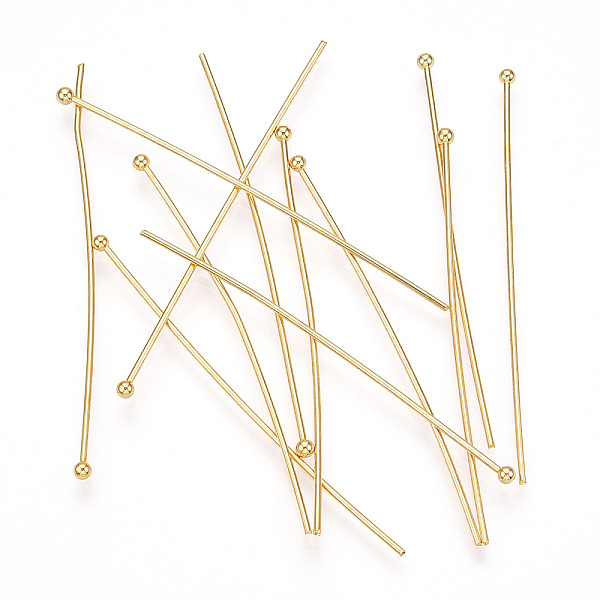 PandaHall Brass Ball Head Pins, Long-Lasting Plated, Real 18K Gold Plated, Real 18K Gold Plated, 50x0.8mm, 20 Gauge, Head: 2mm, 217pcs/bag...
PandaHall Brass Ball Head Pins, Long-Lasting Plated, Real 18K Gold Plated, Real 18K Gold Plated, 50x0.8mm, 20 Gauge, Head: 2mm, 217pcs/bag...
