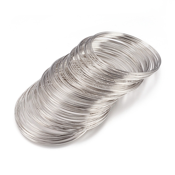 PandaHall Steel Memory Wire, for Collar Necklace Making, Nickel Free, Platinum, 20 Gauge, 0.8mm, 115mm inner diameter, 600 circles/1000g...
PandaHall Steel Memory Wire, for Collar Necklace Making, Nickel Free, Platinum, 20 Gauge, 0.8mm, 115mm inner diameter, 600 circles/1000g...
