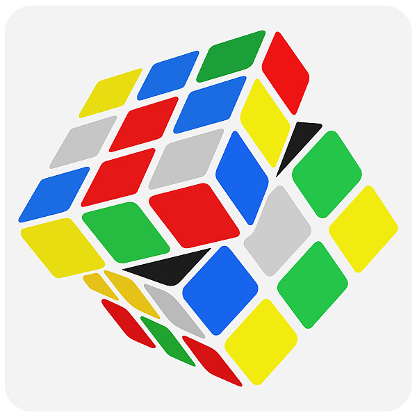 PandaHall FINGERINSPIRE Magic Cube Stencil 11.8x11.8inch Large Square Painting Stencil Plastic PET Drawing Stencil Rotational Magic Cube...
PandaHall FINGERINSPIRE Magic Cube Stencil 11.8x11.8inch Large Square Painting Stencil Plastic PET Drawing Stencil Rotational Magic Cube...