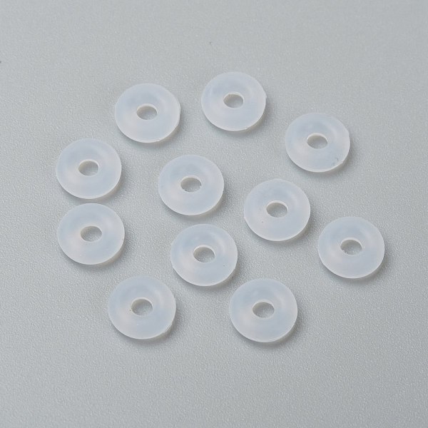PandaHall Rubber O Rings, Donut Spacer Beads, Fit European Clip Stopper Beads, White, 2mm Synthetic Rubber Donut White
PandaHall Rubber O Rings, Donut Spacer Beads, Fit European Clip Stopper Beads, White, 2mm Synthetic Rubber Donut White