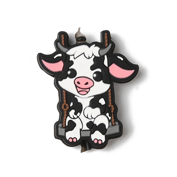 PandaHall Cute Cow Calf Girl Playing on Swing Silicone Focal Beads, Silicone Teething Beads, Cattle Shape, White, 30x25x7mm, Hole: 3mm...
PandaHall Cute Cow Calf Girl Playing on Swing Silicone Focal Beads, Silicone Teething Beads, Cattle Shape, White, 30x25x7mm, Hole: 3mm...