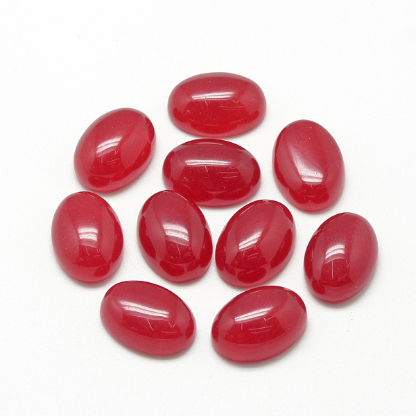 PandaHall Natural White Jade Cabochons, Dyed, Oval, Crimson, 25x18x6~7mm White Jade Oval Pink
PandaHall Natural White Jade Cabochons, Dyed, Oval, Crimson, 25x18x6~7mm White Jade Oval Pink