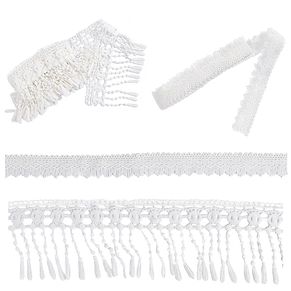 PandaHall Gorgecraft Lace Trim, Polyester Lace Ribbon Edge Trimmings, for Sewing and Bridal Wedding Decoration, White, 116mm, 1-1/8 inch...
PandaHall Gorgecraft Lace Trim, Polyester Lace Ribbon Edge Trimmings, for Sewing and Bridal Wedding Decoration, White, 116mm, 1-1/8 inch...