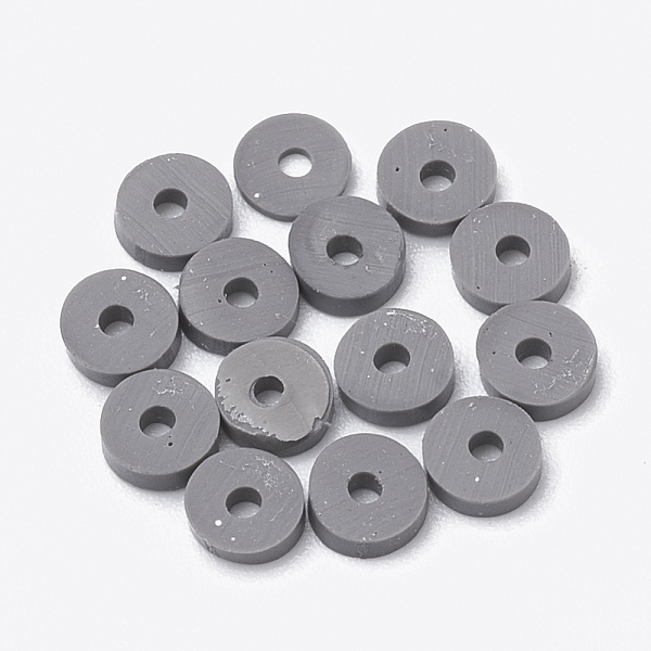 PandaHall Handmade Polymer Clay Beads, for DIY Jewelry Crafts Supplies, Disc/Flat Round, Heishi Beads, Gray, 6x1mm, Hole: 1.5mm, about...
PandaHall Handmade Polymer Clay Beads, for DIY Jewelry Crafts Supplies, Disc/Flat Round, Heishi Beads, Gray, 6x1mm, Hole: 1.5mm, about...