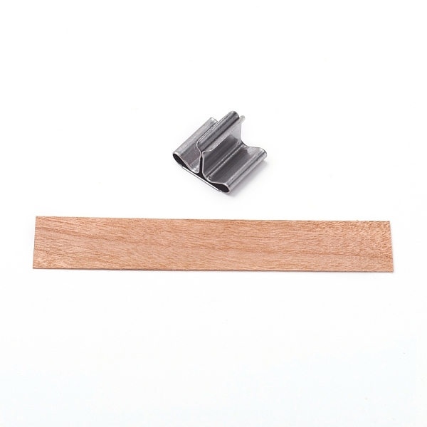 PandaHall Wood Candle Wicks, with Iron Stand, for Candle Making and Candle DIY Craft, BurlyWood, 74.5x13x0.5mm Wood Orange
PandaHall Wood Candle Wicks, with Iron Stand, for Candle Making and Candle DIY Craft, BurlyWood, 74.5x13x0.5mm Wood Orange