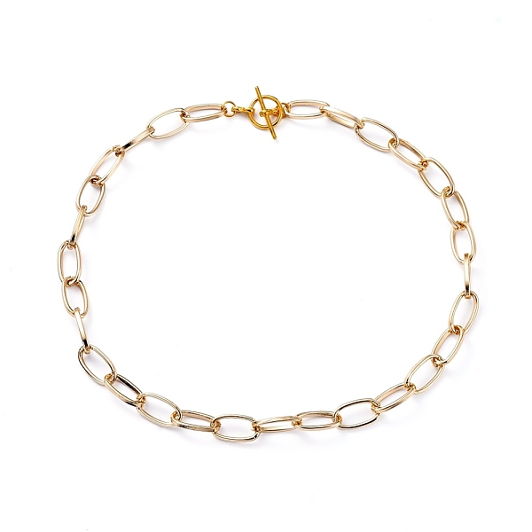 PandaHall Unisex Aluminium Paperclip Chain Necklaces, with Alloy Toggle Clasps, Golden, 15.74 inch(40cm) Aluminum
PandaHall Unisex Aluminium Paperclip Chain Necklaces, with Alloy Toggle Clasps, Golden, 15.74 inch(40cm) Aluminum