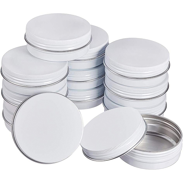 PandaHall BENECREAT 14 Pcs 60ml Aluminum Tin Jars, Round Aluminum Tin Cans Cosmetic Containers with Screw Cap Lid for DIY Crafts Travel..., White
PandaHall BENECREAT 14 Pcs 60ml Aluminum Tin Jars, Round Aluminum Tin Cans Cosmetic Containers with Screw Cap Lid for DIY Crafts Travel..., White