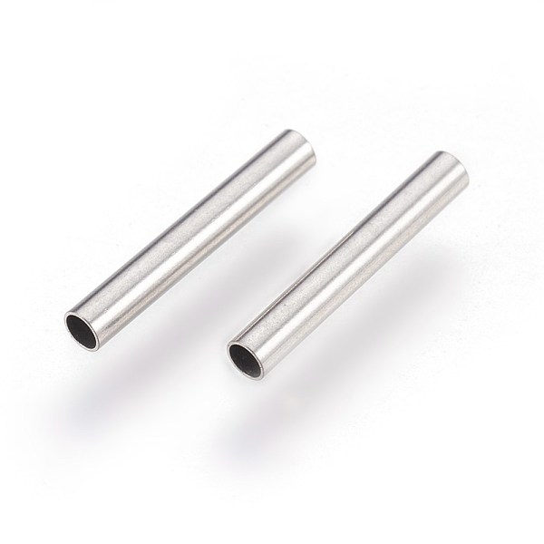 PandaHall 304 Stainless Steel Tube Beads, Stainless Steel Color, 10x1.5mm, Hole: 1.2mm 304 Stainless Steel Tube
PandaHall 304 Stainless Steel Tube Beads, Stainless Steel Color, 10x1.5mm, Hole: 1.2mm 304 Stainless Steel Tube