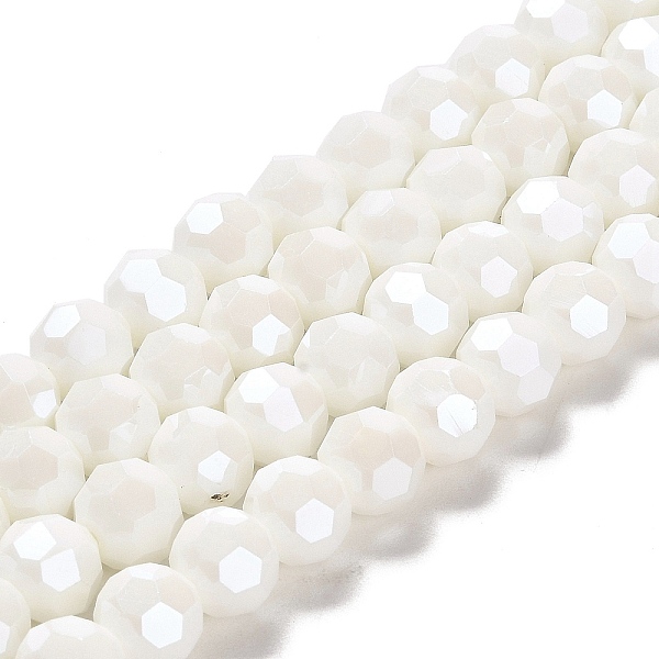 PandaHall Electroplate Opaque Glass Beads Strands, Faceted(32 Facets), Pearl Luster Plated, Round, WhiteSmoke, 10mm, Hole: 1.2mm, about..., White
PandaHall Electroplate Opaque Glass Beads Strands, Faceted(32 Facets), Pearl Luster Plated, Round, WhiteSmoke, 10mm, Hole: 1.2mm, about..., White