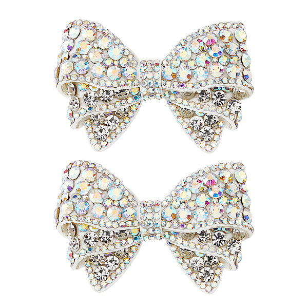 PandaHall Crystal AB Glass Rhinestone Bowknot Ornament Accessories, with Velvet, for DIY Shoe Bag Costume Decoration, White...
PandaHall Crystal AB Glass Rhinestone Bowknot Ornament Accessories, with Velvet, for DIY Shoe Bag Costume Decoration, White...