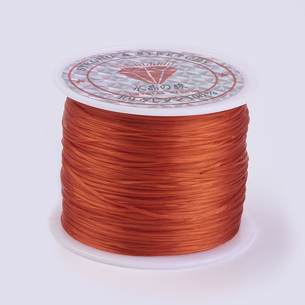 PandaHall Flat Elastic Crystal String, Elastic Beading Thread, for Stretch Bracelet Making, Chocolate, 0.5mm, about 49.21 yards(45m)/roll..., Brown
PandaHall Flat Elastic Crystal String, Elastic Beading Thread, for Stretch Bracelet Making, Chocolate, 0.5mm, about 49.21 yards(45m)/roll..., Brown