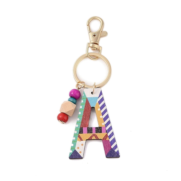 PandaHall Wood Keychain, with Dye & Iron Key Ring, Letter A, 11.6~12.1cm Wood Letter A
PandaHall Wood Keychain, with Dye & Iron Key Ring, Letter A, 11.6~12.1cm Wood Letter A