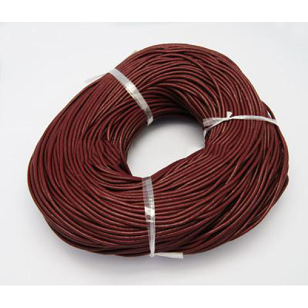 PandaHall Cowhide Leather Cord, Leather Jewelry Cord, Jewelry DIY Making Material, Round, Dyed, Dark Red, 2mm Cowhide Round Red
PandaHall Cowhide Leather Cord, Leather Jewelry Cord, Jewelry DIY Making Material, Round, Dyed, Dark Red, 2mm Cowhide Round Red