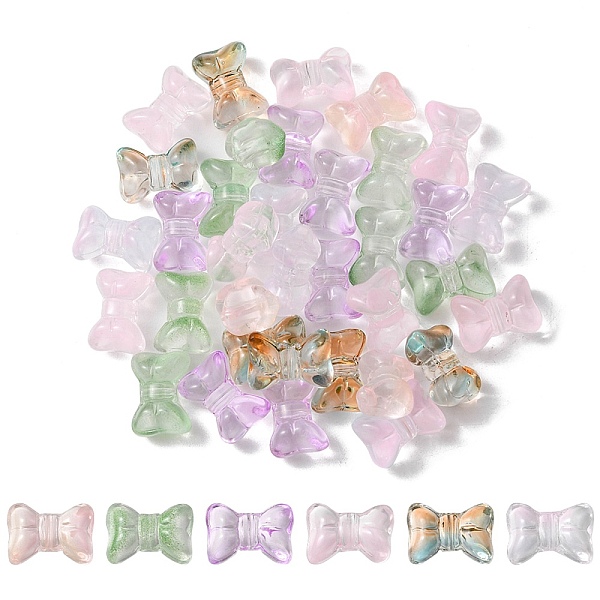 PandaHall 35Pcs Transparent Spray Painted Glass Beads, Bowknot, Mixed Color, 10x14x8mm, Hole: 1mm Glass Bowknot Multicolor
PandaHall 35Pcs Transparent Spray Painted Glass Beads, Bowknot, Mixed Color, 10x14x8mm, Hole: 1mm Glass Bowknot Multicolor