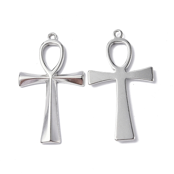 PandaHall 304 Stainless Steel Pendants, Ankh Cross Charm, Stainless Steel Color, 45.5x25x3mm, Hole: 1.8mm 304 Stainless Steel Cross
PandaHall 304 Stainless Steel Pendants, Ankh Cross Charm, Stainless Steel Color, 45.5x25x3mm, Hole: 1.8mm 304 Stainless Steel Cross