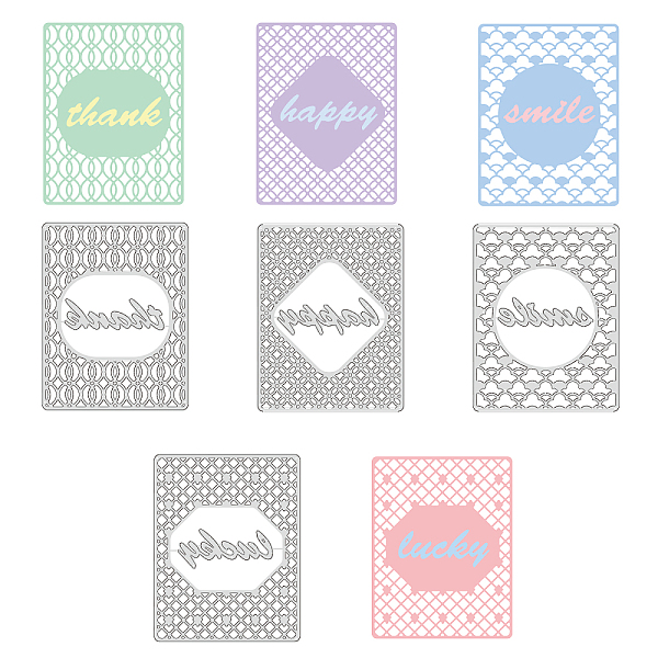 PandaHall GLOBLELAND 4Pcs 4 Styles Carbon Steel Cutting Dies Stencils, for DIY Scrapbooking/Photo Album, Decorative Embossing DIY Paper Card...
PandaHall GLOBLELAND 4Pcs 4 Styles Carbon Steel Cutting Dies Stencils, for DIY Scrapbooking/Photo Album, Decorative Embossing DIY Paper Card...