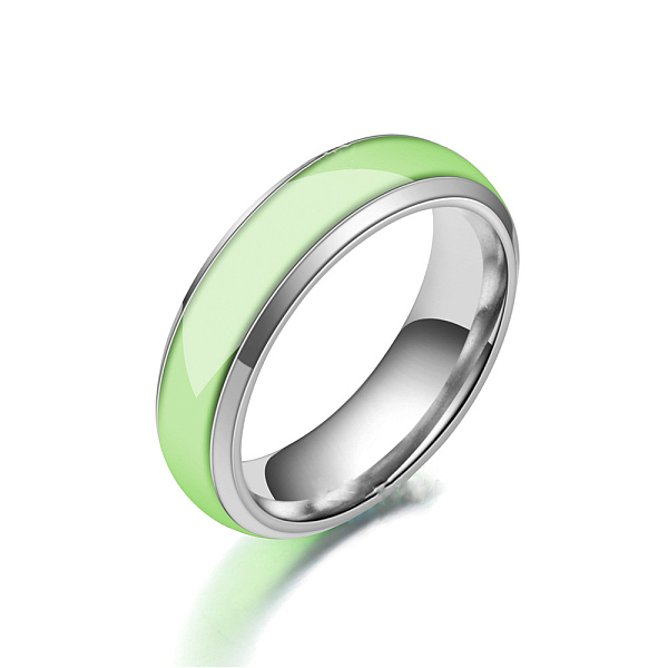 PandaHall Luminous 304 Stainless Steel Flat Plain Band Finger Ring, Glow In The Dark Jewelry for Men Women, Pale Green, US Size 10(19.8mm)...
PandaHall Luminous 304 Stainless Steel Flat Plain Band Finger Ring, Glow In The Dark Jewelry for Men Women, Pale Green, US Size 10(19.8mm)...
