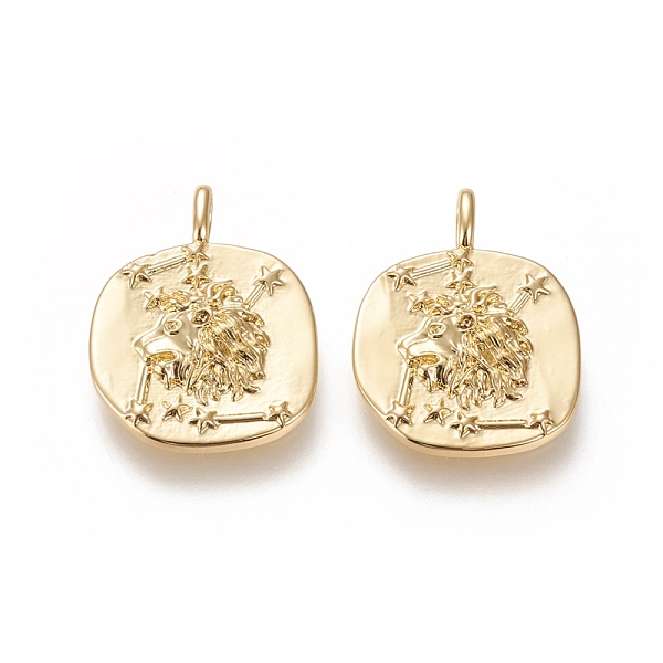 PandaHall Brass Pendants, Long-Lasting Plated, Leo, Real 18K Gold Plated, 25.5x19.7x3.2mm, Hole: 4.3x2.6mm Brass Leo
PandaHall Brass Pendants, Long-Lasting Plated, Leo, Real 18K Gold Plated, 25.5x19.7x3.2mm, Hole: 4.3x2.6mm Brass Leo