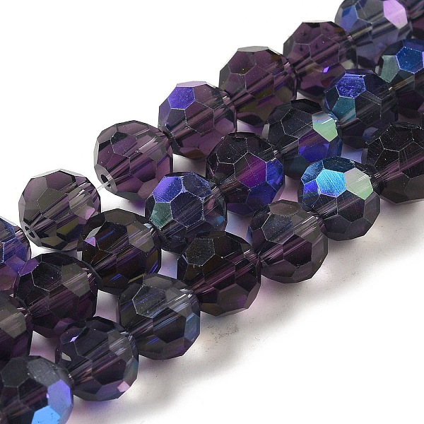 PandaHall Electroplate Transparent Glass Beads Strands, Faceted, Round, Rainbow Plated, Violet, 10mm, Hole: 1.2mm, about 65~69pcs/strand..., Purple
PandaHall Electroplate Transparent Glass Beads Strands, Faceted, Round, Rainbow Plated, Violet, 10mm, Hole: 1.2mm, about 65~69pcs/strand..., Purple
