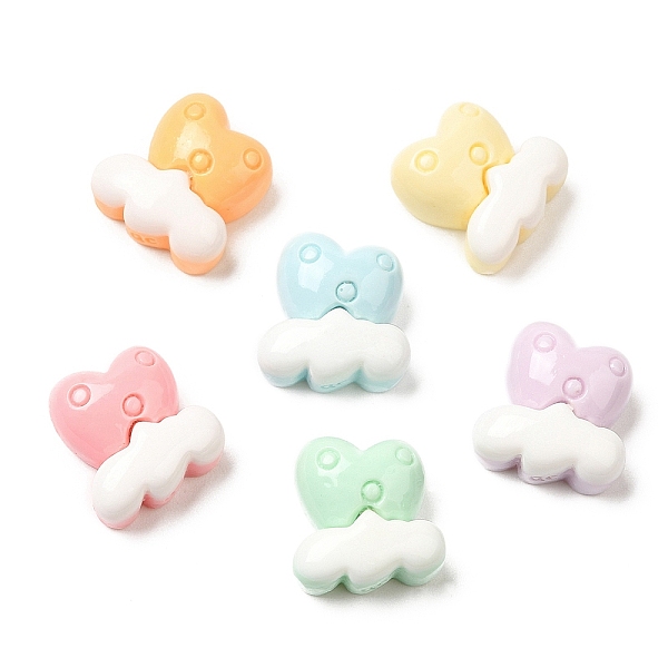 PandaHall Cartoon Opaque Reisn Cabochons, for Jewelry Making, Mixed Color, Heart, 12x11x6mm Resin Heart Multicolor
PandaHall Cartoon Opaque Reisn Cabochons, for Jewelry Making, Mixed Color, Heart, 12x11x6mm Resin Heart Multicolor