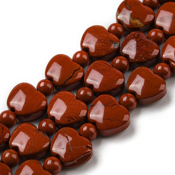 PandaHall Natural Red Jasper Beads Strands, Apple, 9x10.5x5mm, Hole: 1mm, about 35pcs/strand, 15.47''~15.67'' (39.3~39.8cm) Red Jasper Apple
PandaHall Natural Red Jasper Beads Strands, Apple, 9x10.5x5mm, Hole: 1mm, about 35pcs/strand, 15.47''~15.67'' (39.3~39.8cm) Red Jasper Apple
