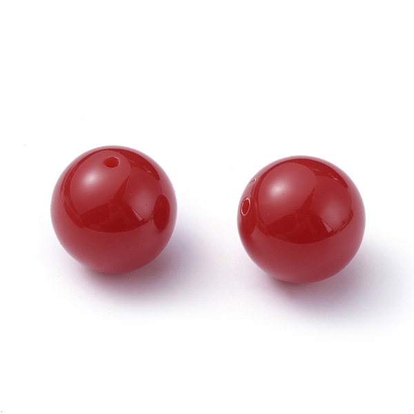 PandaHall Fluorescence Chunky Acrylic Beads, Round, Red, 20mm, Hole: 2~3mm, about 105pcs/500g Acrylic Round Red
PandaHall Fluorescence Chunky Acrylic Beads, Round, Red, 20mm, Hole: 2~3mm, about 105pcs/500g Acrylic Round Red