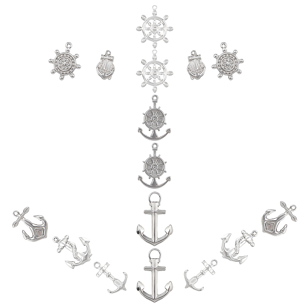 PandaHall SUNNYCLUE 1 Box 16Pcs 8 Styles Anchor Charm Bulk Nautical Theme Stainless Steel Helm Pendants Metal Sailing Ocean Pendant for...
PandaHall SUNNYCLUE 1 Box 16Pcs 8 Styles Anchor Charm Bulk Nautical Theme Stainless Steel Helm Pendants Metal Sailing Ocean Pendant for...