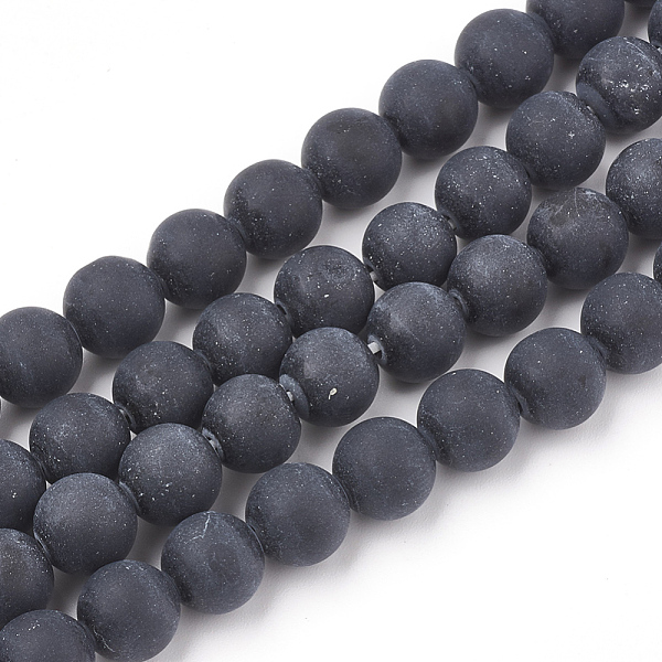 PandaHall Natural Obsidian Beads Strands, Frosted, Round, 4mm, Hole: 1mm, about 96pcs/strand, 15.5 inch Obsidian Round
PandaHall Natural Obsidian Beads Strands, Frosted, Round, 4mm, Hole: 1mm, about 96pcs/strand, 15.5 inch Obsidian Round