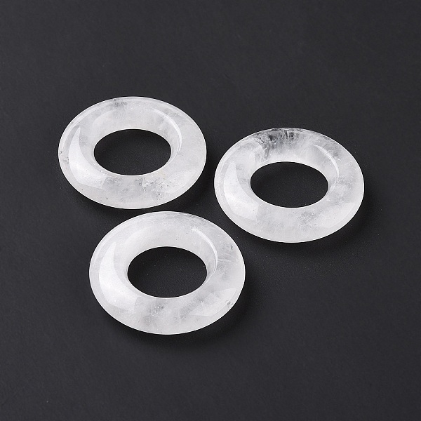 PandaHall Natural Quartz Crystal Pendants, Rock Crystal Pendants, Ring Charms, 30x7mm, Hole: 15.5mm Quartz Crystal Ring
PandaHall Natural Quartz Crystal Pendants, Rock Crystal Pendants, Ring Charms, 30x7mm, Hole: 15.5mm Quartz Crystal Ring