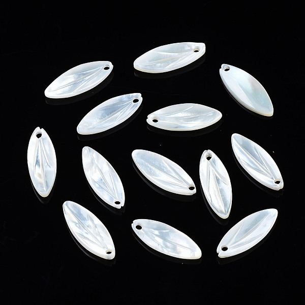 PandaHall Natural White Shell Pendants, Petaline, 13x5x1.5mm, Hole: 1mm White Shell Petaline
PandaHall Natural White Shell Pendants, Petaline, 13x5x1.5mm, Hole: 1mm White Shell Petaline