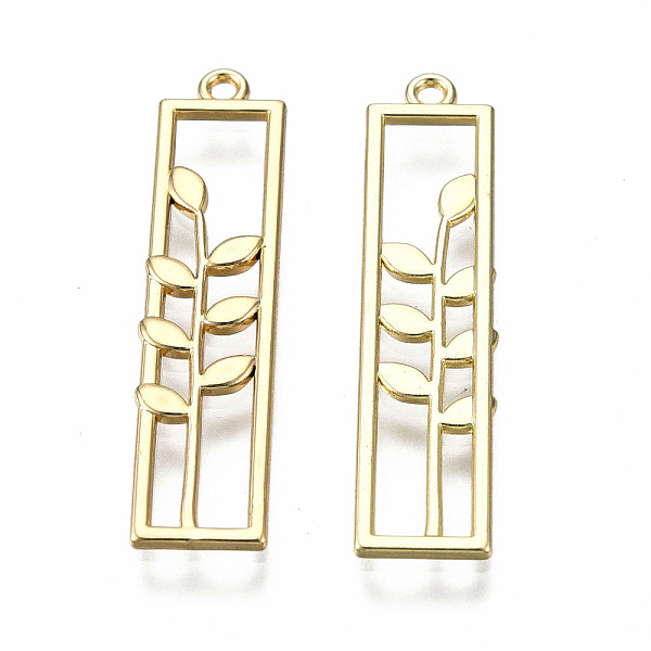 PandaHall Rack Plating Alloy Pendants, Cadmium Free & Lead Free, Hollow, Rectangle with Flower, Light Gold, 34x8x1mm, Hole: 1.5mm Alloy...
PandaHall Rack Plating Alloy Pendants, Cadmium Free & Lead Free, Hollow, Rectangle with Flower, Light Gold, 34x8x1mm, Hole: 1.5mm Alloy...