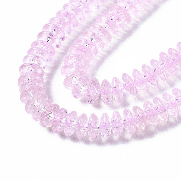 PandaHall Crackle Glass Beads, Dyed & Heated, Rondelle, Pearl Pink, 6x3.5mm, Hole: 1.2mm, about 147pcs/strand, 15.23 inch(38.7cm) Glass...
PandaHall Crackle Glass Beads, Dyed & Heated, Rondelle, Pearl Pink, 6x3.5mm, Hole: 1.2mm, about 147pcs/strand, 15.23 inch(38.7cm) Glass...