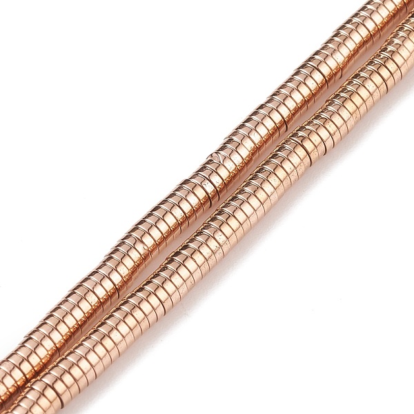 PandaHall Electroplated Non-magnetic Synthetic Hematite Beads Strands, Heishi Beads, Disc/Flat Round, Rose Gold Plated, 4x1mm, Hole: 0.7mm...
PandaHall Electroplated Non-magnetic Synthetic Hematite Beads Strands, Heishi Beads, Disc/Flat Round, Rose Gold Plated, 4x1mm, Hole: 0.7mm...