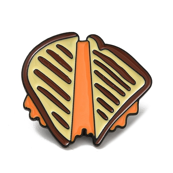 PandaHall Enamel Pins, Alloy Brooches for Backpack Clothes, Sandwich, Black, 29x32x1.5mm Alloy+Enamel Food
PandaHall Enamel Pins, Alloy Brooches for Backpack Clothes, Sandwich, Black, 29x32x1.5mm Alloy+Enamel Food