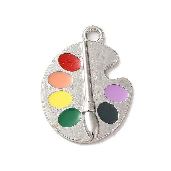 PandaHall Graduation Season Alloy Enamel Pendants, Platinum, Palette, 25x18x2.5mm, Hole: 2mm Alloy+Enamel Others
PandaHall Graduation Season Alloy Enamel Pendants, Platinum, Palette, 25x18x2.5mm, Hole: 2mm Alloy+Enamel Others
