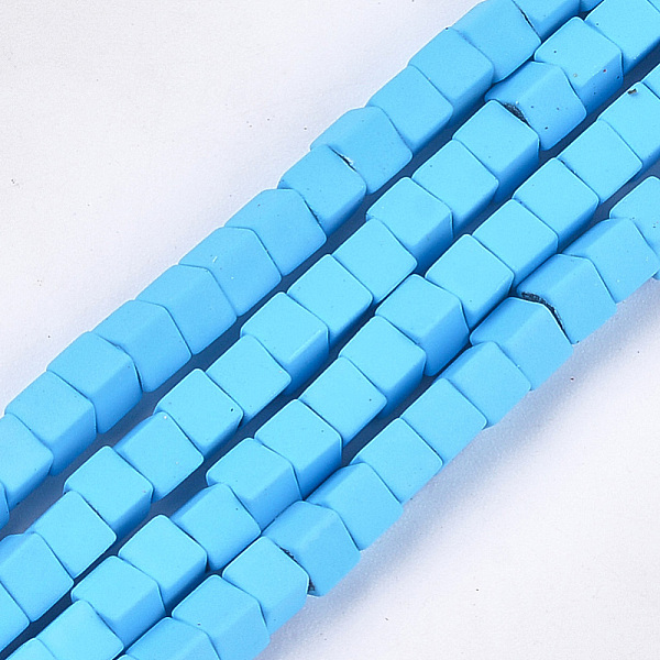 PandaHall Spray Painted Non-magnetic Synthetic Hematite Beads Strands, Cube, Deep Sky Blue, 4x4x4mm, Hole: 0.8mm, about 94~100pcs/strand...
PandaHall Spray Painted Non-magnetic Synthetic Hematite Beads Strands, Cube, Deep Sky Blue, 4x4x4mm, Hole: 0.8mm, about 94~100pcs/strand...