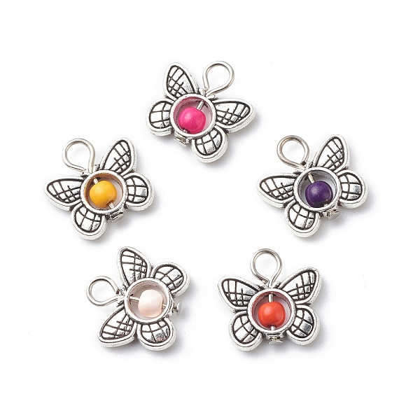 PandaHall Antique Silver Plated Alloy Synthetic Turquoise Pendants, Dyed, Butterfly Pattern, 14.5x15.5x4mm, Hole: 3mm Synthetic Turquoise..., Multicolor
PandaHall Antique Silver Plated Alloy Synthetic Turquoise Pendants, Dyed, Butterfly Pattern, 14.5x15.5x4mm, Hole: 3mm Synthetic Turquoise..., Multicolor