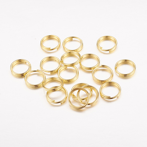 PandaHall Iron Split Rings, Double Loops Jump Rings, Cadmium Free & Nickel Free & Lead Free, Golden, 5x1.4mm, about 4.3mm inner diameter...
PandaHall Iron Split Rings, Double Loops Jump Rings, Cadmium Free & Nickel Free & Lead Free, Golden, 5x1.4mm, about 4.3mm inner diameter...