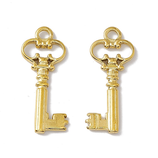 PandaHall Vacuum Plating 304 Stainless Steel Pendants, Key Charms, Golden, 30x12x2mm, Hole: 2.4mm 304 Stainless Steel Key
PandaHall Vacuum Plating 304 Stainless Steel Pendants, Key Charms, Golden, 30x12x2mm, Hole: 2.4mm 304 Stainless Steel Key