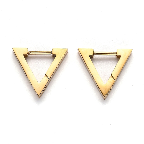 PandaHall 304 Stainless Steel Triangle Huggie Hoop Earrings, Golden, 13x14.5x3mm, Pin: 1mm 304 Stainless Steel Triangle
PandaHall 304 Stainless Steel Triangle Huggie Hoop Earrings, Golden, 13x14.5x3mm, Pin: 1mm 304 Stainless Steel Triangle