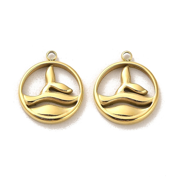 PandaHall 304 Stainless Steel Pendants, Flat Round with Fishtail Charms, Real 14K Gold Plated, 16.5x14.5x2mm, Hole: 1.6mm 304 Stainless...
PandaHall 304 Stainless Steel Pendants, Flat Round with Fishtail Charms, Real 14K Gold Plated, 16.5x14.5x2mm, Hole: 1.6mm 304 Stainless...