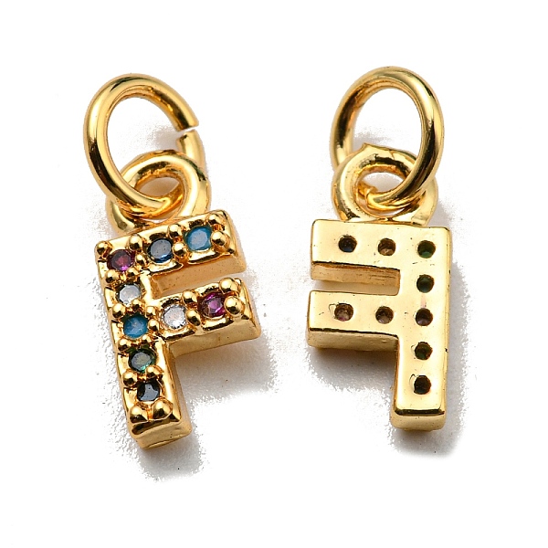 PandaHall Brass Micro Pave Colorful Cubic Zirconia Charms, Golden, Letter.F, 8.5~9x1.8~9.5x2mm, Hole: 3mm Brass+Cubic Zirconia Letter F
PandaHall Brass Micro Pave Colorful Cubic Zirconia Charms, Golden, Letter.F, 8.5~9x1.8~9.5x2mm, Hole: 3mm Brass+Cubic Zirconia Letter F
