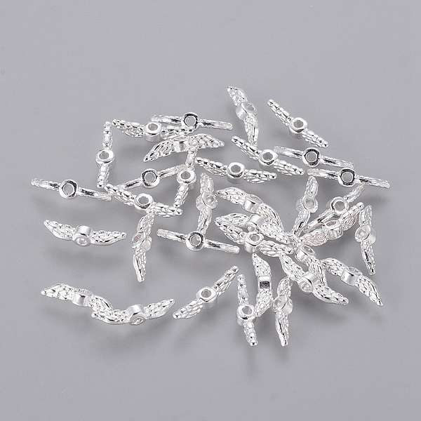 PandaHall Tibetan Style Alloy Beads, Angel Wing, Silver Color Plated, Lead Free & Cadmium Free & Nickel Free, 12x3x3mm, Hole: 1.5mm Alloy...
PandaHall Tibetan Style Alloy Beads, Angel Wing, Silver Color Plated, Lead Free & Cadmium Free & Nickel Free, 12x3x3mm, Hole: 1.5mm Alloy...