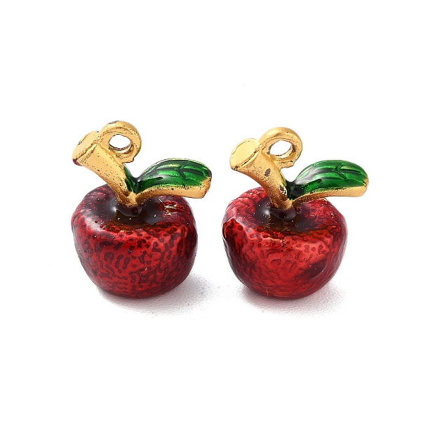 PandaHall Alloy Enamel Pendants, Cadmium Free & Nickel Free & Lead Free, Matte Gold Color, Apple, 16.5x12.5x11.5mm, Hole: 1.6mm Alloy+Enamel...
PandaHall Alloy Enamel Pendants, Cadmium Free & Nickel Free & Lead Free, Matte Gold Color, Apple, 16.5x12.5x11.5mm, Hole: 1.6mm Alloy+Enamel...
