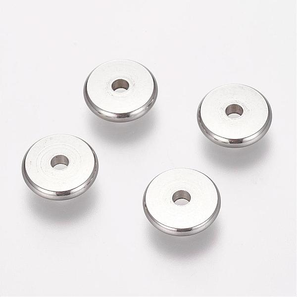 PandaHall 304 Stainless Steel Spacer Beads, Flat Round, Stainless Steel Color, 10x2mm, Hole: 2mm 304 Stainless Steel Flat Round
PandaHall 304 Stainless Steel Spacer Beads, Flat Round, Stainless Steel Color, 10x2mm, Hole: 2mm 304 Stainless Steel Flat Round
