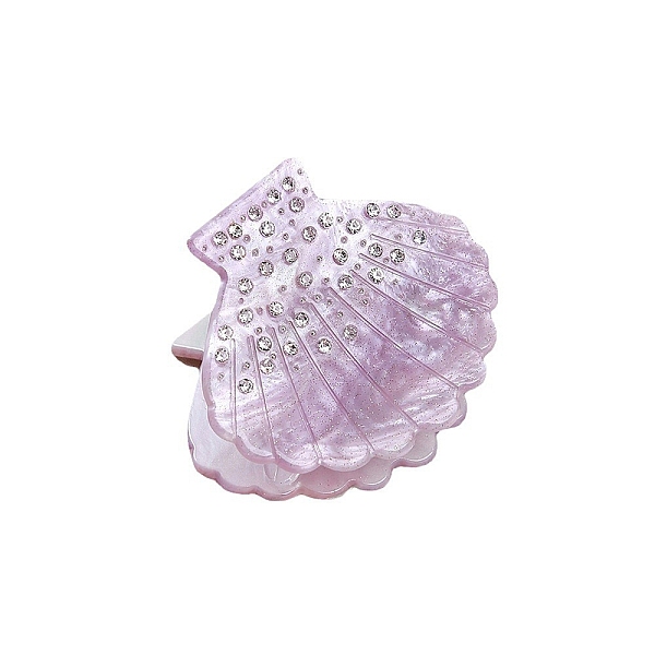 PandaHall Acrylic Claw Hair Clips, with Rhinestone Finding, Shell Shape, Thistle, 56x66mm Acrylic Shell Shape Purple
PandaHall Acrylic Claw Hair Clips, with Rhinestone Finding, Shell Shape, Thistle, 56x66mm Acrylic Shell Shape Purple