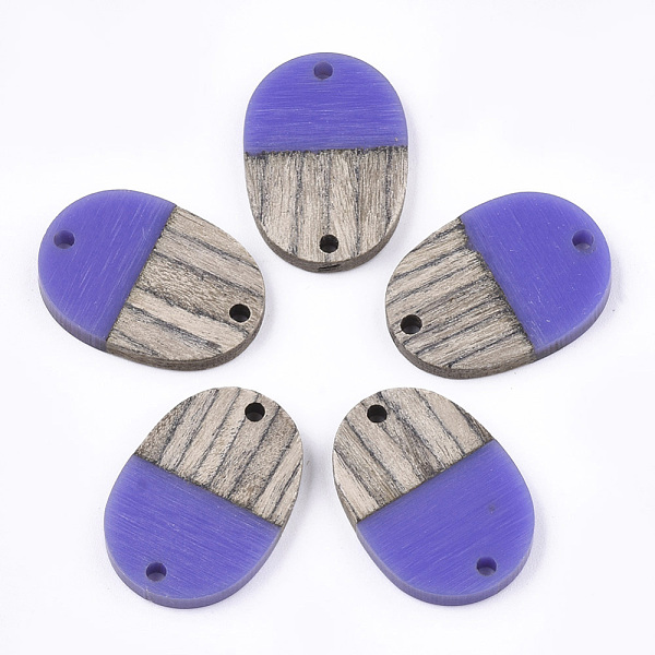 PandaHall Resin & Wenge Wood Links connectors, Oval, Mauve, 25x18x3~4mm, Hole: 2mm Resin+Wood Oval Purple
PandaHall Resin & Wenge Wood Links connectors, Oval, Mauve, 25x18x3~4mm, Hole: 2mm Resin+Wood Oval Purple