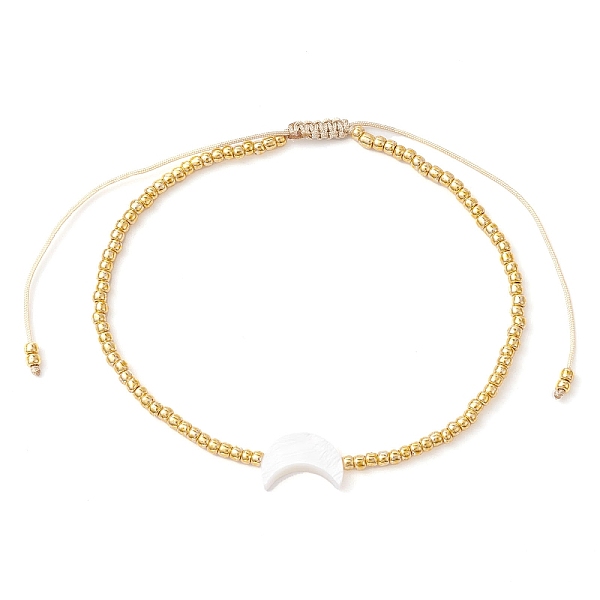 PandaHall Natural Pearl & Seed Braided Bead Bracelets, Adjustable Bracelet, Moon, Wide: 2~8mm, Inner Diameter: 2~3-3/8 inch(5.2~8.7cm) Pearl...
PandaHall Natural Pearl & Seed Braided Bead Bracelets, Adjustable Bracelet, Moon, Wide: 2~8mm, Inner Diameter: 2~3-3/8 inch(5.2~8.7cm) Pearl...