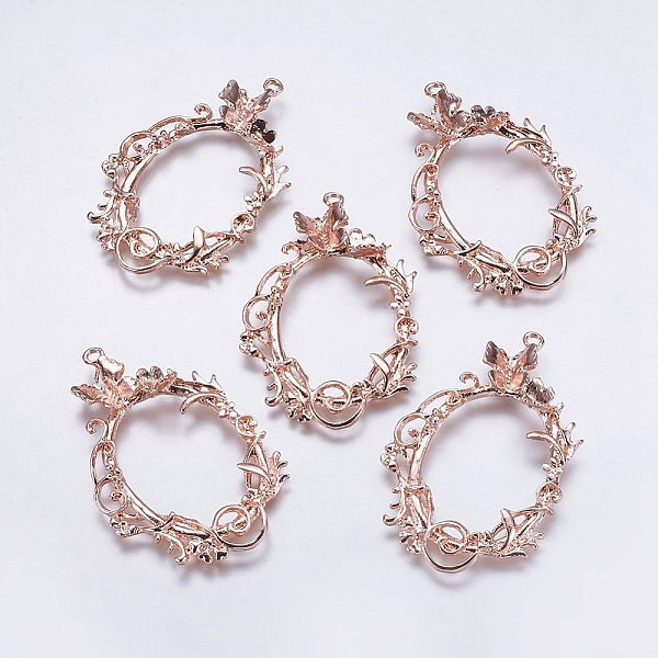 PandaHall Alloy Big Pendants, Garland, Rose Gold, 60x39x9mm, Hole: 3mm Alloy Others
PandaHall Alloy Big Pendants, Garland, Rose Gold, 60x39x9mm, Hole: 3mm Alloy Others